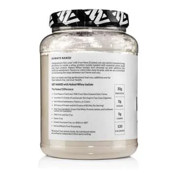 Naked Whey Isolate Protein - Pure Grass-Fed Nutrition