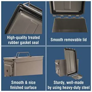 Durable HOMESTEAD 50 Cal Ammo Can for All Your Storage Needs