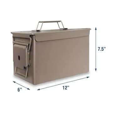 Durable HOMESTEAD 50 Cal Ammo Can for All Your Storage Needs