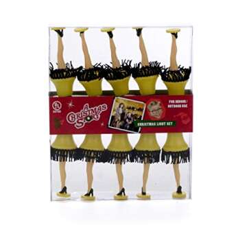 A Christmas Story Kurt Adler UL 10-Lights Leg Lamp Light Set (CS9141)