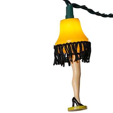 A Christmas Story Kurt Adler UL 10-Lights Leg Lamp Light Set (CS9141)