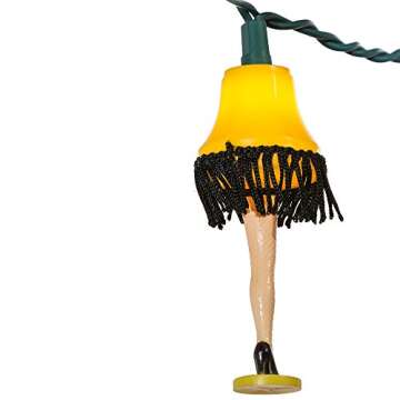 A Christmas Story Kurt Adler UL 10-Lights Leg Lamp Light Set (CS9141)