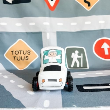 Popemobile Toy and Playmat Set for Kids - Faith Inspired Gift