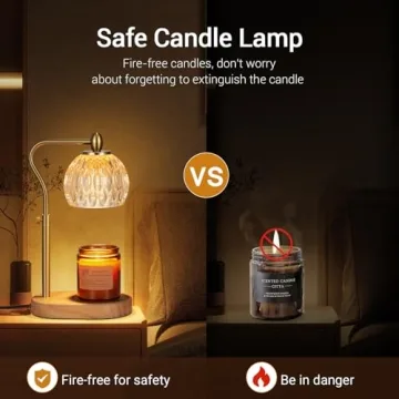 NVRGIUP Candle Warmer Lamp with Timer and Dimmer