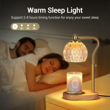 NVRGIUP Candle Warmer Lamp with Timer and Dimmer