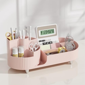 Stylish Rotating Makeup Organizer for All Your Beauty Essentials