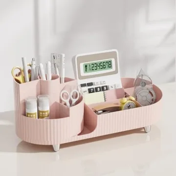 Stylish Rotating Makeup Organizer for All Your Beauty Essentials