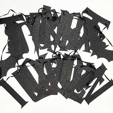 CAVLA Glitter It's Frickin Bats Halloween Banner