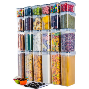 Airtight Food Storage Containers - Kitchen Organization Set