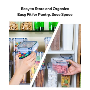 Airtight Food Storage Containers - Kitchen Organization Set