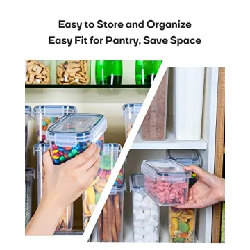 Airtight Food Storage Containers - Kitchen Organization Set