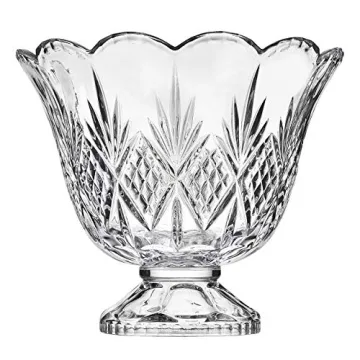 Godinger Dublin Crystal Punch Bowl Set with 8 Cups