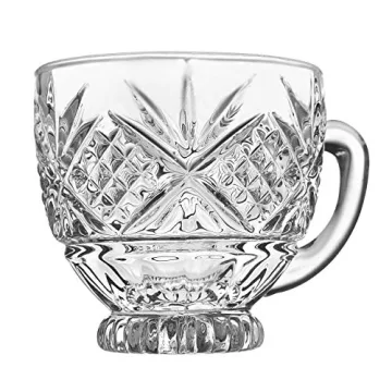 Godinger Dublin Crystal Punch Bowl Set with 8 Cups