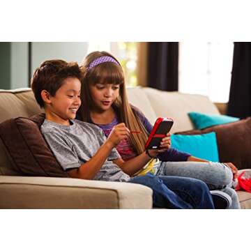 Nintendo 2DS - Crimson Red Handheld Gaming System with 2D Capability