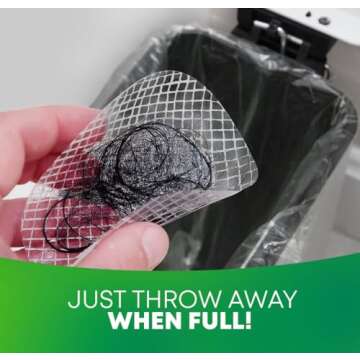 TubShroom Toss 26pk - Disposable Hair Catcher for Drains