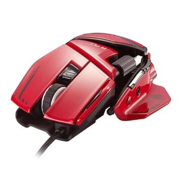 MAD CATZ R.A.T. 8+ ADV Gaming Mouse (USB/Red/20000dpi/11 Buttons) - MR06DCINRD000-0
