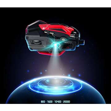 MAD CATZ R.A.T. 8+ ADV Gaming Mouse (USB/Red/20000dpi/11 Buttons) - MR06DCINRD000-0