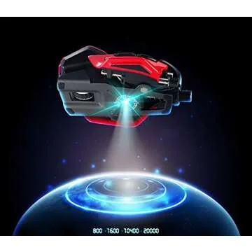 MAD CATZ R.A.T. 8+ ADV Gaming Mouse (USB/Red/20000dpi/11 Buttons) - MR06DCINRD000-0