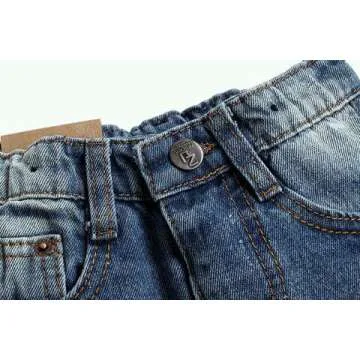 Ripped Denim Jeans for Kids - KIDSCOOL SPACE