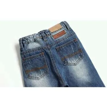 Ripped Denim Jeans for Kids - KIDSCOOL SPACE