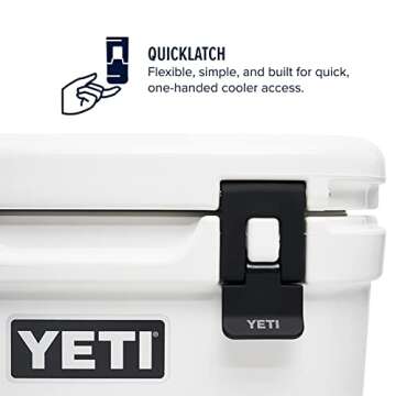 YETI Roadie 24 Cooler in Rescue Red for Outdoor Adventures