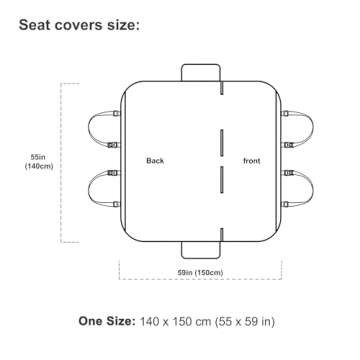 BeauGo Dog Car Seat Cover for Pets 100% Waterproof Seat Cover Hammock,Heavy Duty Scratch Proof Nonslip Durable Soft Back Seat Covers for Cars Trucks and SUVs (Grey)