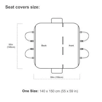 BeauGo Dog Car Seat Cover for Pets 100% Waterproof Seat Cover Hammock,Heavy Duty Scratch Proof Nonslip Durable Soft Back Seat Covers for Cars Trucks and SUVs (Grey)