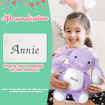 BSTAOFY Custom Plush Bunny Toy Personalizable for Gifts