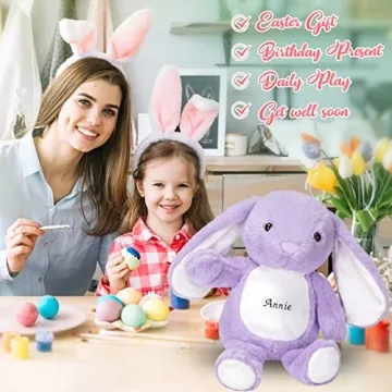 BSTAOFY Custom Plush Bunny Toy Personalizable for Gifts