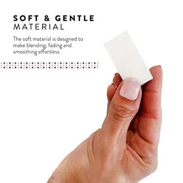 Artist's Choice Makeup Sponge Mini Applicator Wedges, Triangle Cosmetic Sponges For Foundation, Blus...