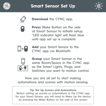 Wireless Smart Motion Sensor with Bluetooth & Light Detection