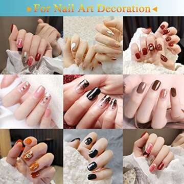 Gold Foil Flakes Set – 15g Glitter for Crafts & Art