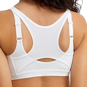 Champion Women's Motion Control Zip Sports Bra for Maximum Support