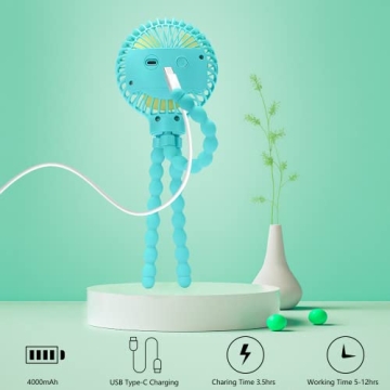 snawowo Mini Handheld Portable Fan - Perfect for Strollers