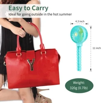 snawowo Mini Handheld Portable Fan - Perfect for Strollers