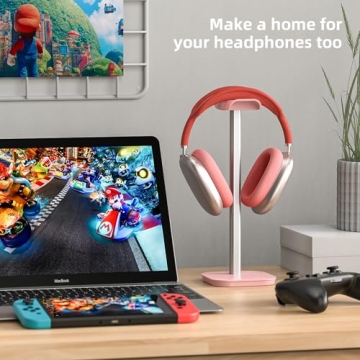 MANMUVIMO Headphone Stand for Ultimate Desk Organization