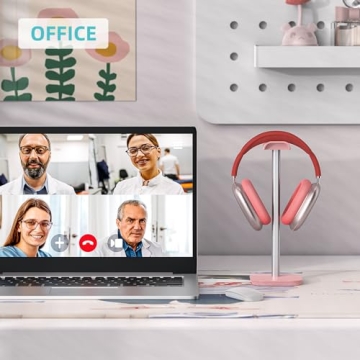MANMUVIMO Headphone Stand for Ultimate Desk Organization