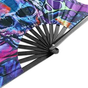 TRENDBOX Large Hand Fan for Parties and Festivals