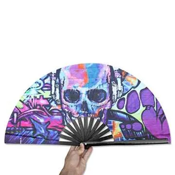 TRENDBOX Large Hand Fan for Parties and Festivals