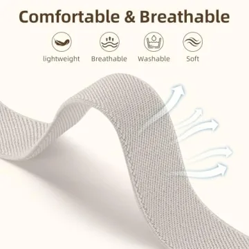 Easuny 6 Pack Stretchy Bands for Galaxy Watch 8 - Ultimate Comfort