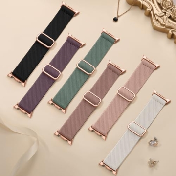 Easuny 6 Pack Stretchy Bands for Galaxy Watch 8 - Ultimate Comfort