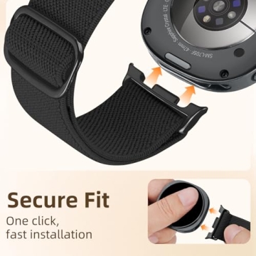 Easuny 6 Pack Stretchy Bands for Galaxy Watch 8 - Ultimate Comfort