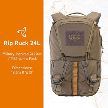 Mystery Ranch Rip Ruck 24-Wood Everyday Companion Bag