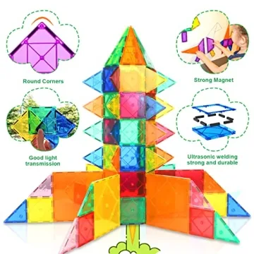 Magnetic Tiles Toddler Toys for Creative STEM Learning