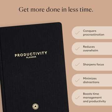 Intelligent Change 3-Month Productivity Planner 2025, Productivity Tools for Time Management & Mindf...