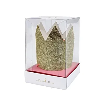 Meri Meri Gold Glittered Crowns for All Occasions