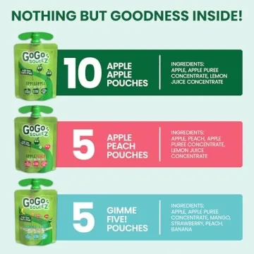 GoGo squeeZ Variety Pack - Nut Free Snacks for Kids