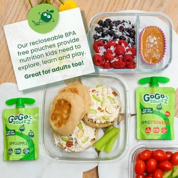 GoGo squeeZ Variety Pack - Nut Free Snacks for Kids