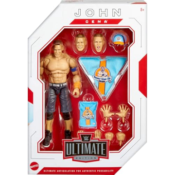 Mattel WWE Ultimate Edition John Cena Action Figure - Realistic & Fun