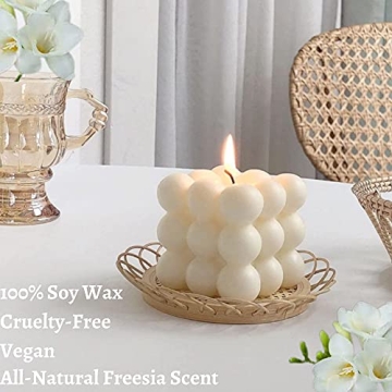 Streya & Co. Eco-Friendly Bubble Candle Set - Fresh Scent